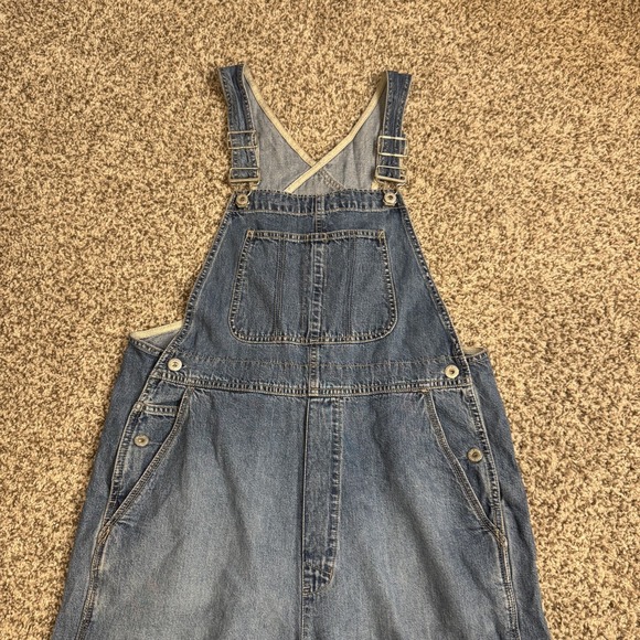 Y2K Overalls Women's Size M Blue Baggy Oversized Gap Carpenter 2000 VTG - Picture 2 of 11